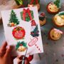 Christmas Cupcake Baking Kit Gift For Crafty Bakers, thumbnail 1 of 5