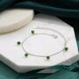 Natural Green Onyx Bracelet, thumbnail 4 of 10