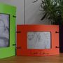 Child's Handwriting Personalised Leather Photo Frame, thumbnail 2 of 8