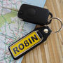 Personalised Number Plate Key Ring, thumbnail 1 of 9