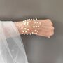 Pearl Bridal Wrist Corsage Bracelet, thumbnail 4 of 12