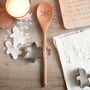 Snowflake Wooden Spoon Baking Set, thumbnail 1 of 3