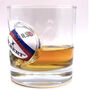 Personalised Rugby Ball Whisky Glass, thumbnail 6 of 12