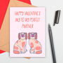 Perfect Pair Large Size Valentine's Day Card, thumbnail 1 of 2