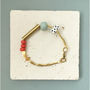 Marble And Brass Dots Bracelet, thumbnail 5 of 7