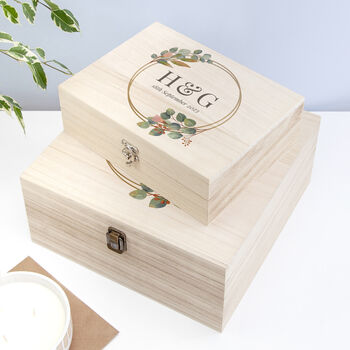 Personalised Wedding Date Memory Box, 11 of 12