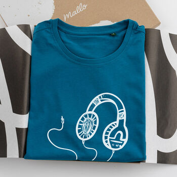 Music Lover Printed T Shirt, 2 of 7