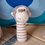 100% Recycled Monkey Stick Rattle, thumbnail 1 of 2