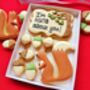 Personalised I'm Nuts About You! Letterbox Cookie Gift, thumbnail 3 of 4