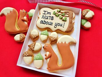 Personalised I'm Nuts About You! Letterbox Cookie Gift, 3 of 4