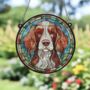 Welsh Springer Stained Glass Effect Suncatcher, thumbnail 5 of 6