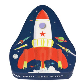 Space Age Rocket Jigsaw Puzzle For Children, 2 of 5
