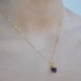 July Birthstone Ruby Crystal Necklace, thumbnail 5 of 5