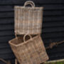 Square Rattan Log Basket, thumbnail 3 of 9