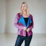 Kantha Handstitched Pink Silk Jacket, thumbnail 10 of 10