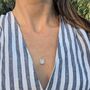 The Rectangle Moonstone Necklace, Gold Plated, thumbnail 6 of 6