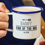 Enamel Personalised Father's Day BBQ Mug, thumbnail 1 of 3
