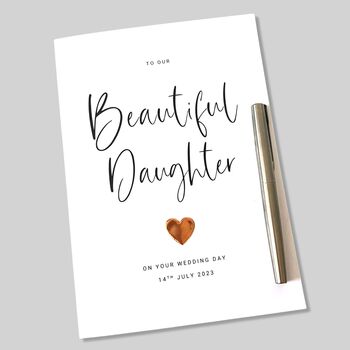 Daughter Wedding Day Card, 2 of 4