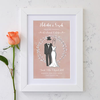 Personalised Wedding Print, 6 of 12