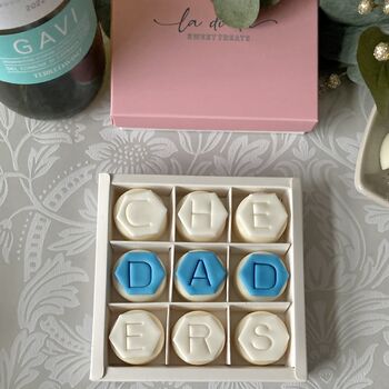 Father's Day Chocolate Coated Oreo Letterbox Gift, 11 of 12