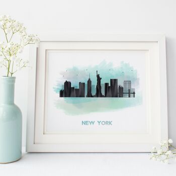 New York Skyline Art Print, 2 of 7