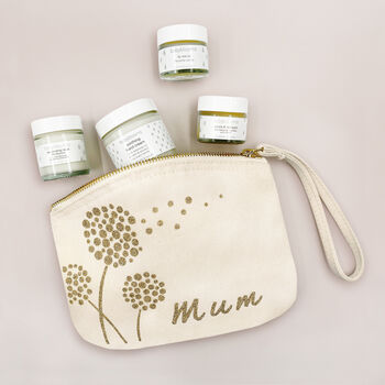 Just For Mum Dandelion Pouch With Natural Skincare, 4 of 10
