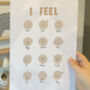 'I Feel' My Emotions Children's Print, thumbnail 7 of 8