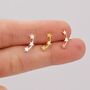 Tiny Star Trio Constellation Dainty Stud Earrings, thumbnail 6 of 11