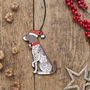 German Shorthaired Pointer Christmas Decoration Personalisation Available, thumbnail 2 of 4