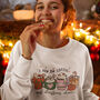 I Run On Coffee And Christmas Jumper Xmas Womens, thumbnail 1 of 2
