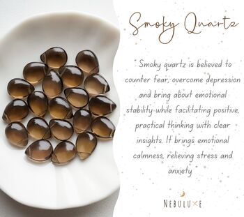 Smoky Quartz Stud Earrings, 5 of 12