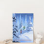 Go Snowshoeing Travel Poster Art Print, thumbnail 3 of 8