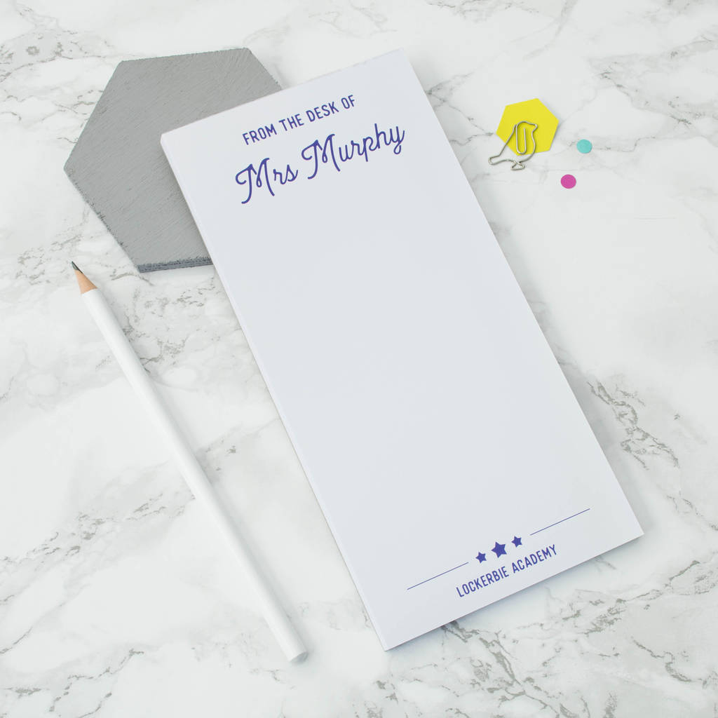 Personalized Teacher Stationary With Envelopes In Spanish Set Of