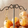 Black Diamond 18 K Gold And Silver Textured Hook Drops, thumbnail 8 of 10
