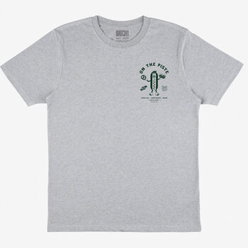 On The Piste Graphic Ski T Shirt In Grey, 2 of 2