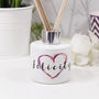 Personalised Inky Heart Reed Diffuser, thumbnail 7 of 7