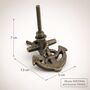 Antique Brass Anchor Drawer Pull, thumbnail 5 of 9