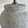 Hekla Aged Grey Distressed Ceramic Table Lamp Base, thumbnail 5 of 7