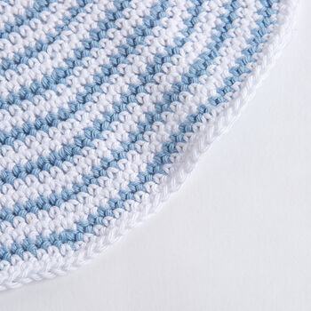 Striped Place Setting For Two Easy Crochet Kit, 4 of 9