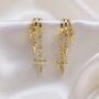Naxos Earring Gold Plated, thumbnail 1 of 5