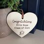 Personalised Congratulations Class Of Wooden Heart Sign, thumbnail 3 of 3