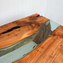Yew And Glass Coffee Table, thumbnail 2 of 6