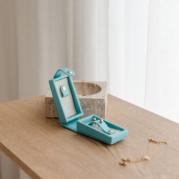 Travel Jewellery Box | Mini Moritz Aqua, 2 of 7