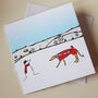 It Snowed A6 Christmas Card, thumbnail 2 of 2