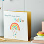 Personalised Rainbow First Day Of School Card, thumbnail 3 of 3