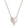 Personalised 18 K Rose Gold Plated Pearl Heart Necklace, thumbnail 1 of 10