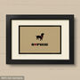 Personalised Dachshund Print For One Or Two Dogs, thumbnail 5 of 12