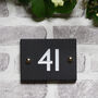 Engraved Slate House Number, Style And Size Options, thumbnail 1 of 7