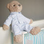 Gentleman Ted In Pyjamas Soft Bear Toy For Baby And Toddler, thumbnail 5 of 11