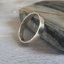 Wide Silver Band Ring, thumbnail 3 of 4